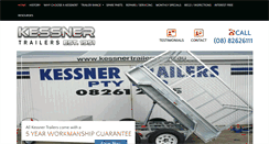 Desktop Screenshot of kessnertrailers.com.au