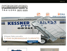 Tablet Screenshot of kessnertrailers.com.au